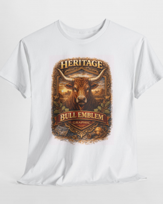 Heritage Bull Emblem Graphic